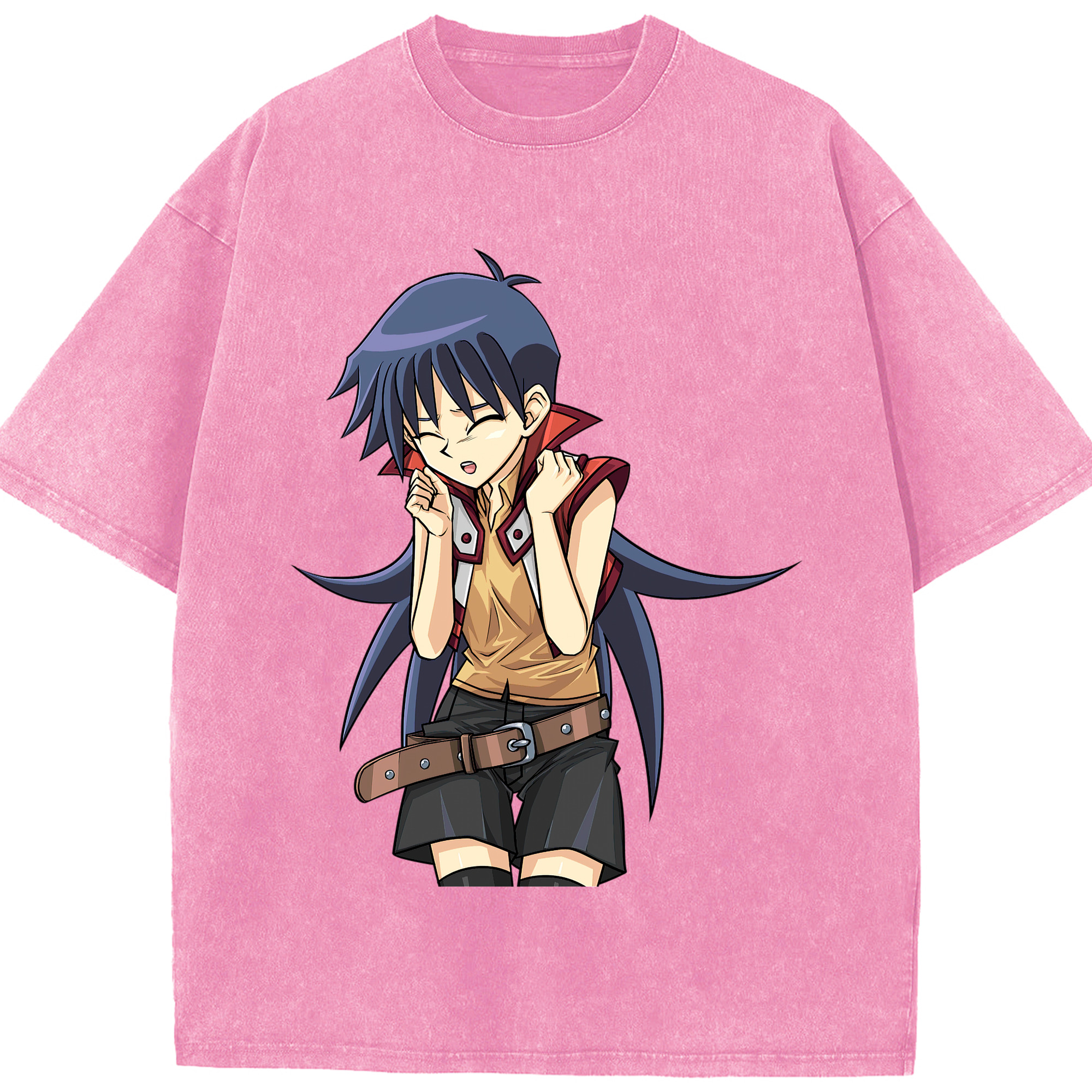 （画像用） 遊☆戯☆王 Yu-Gi-Oh! 綿100% ヴィンテージ風 半袖Tシャツ（フロントプリント）